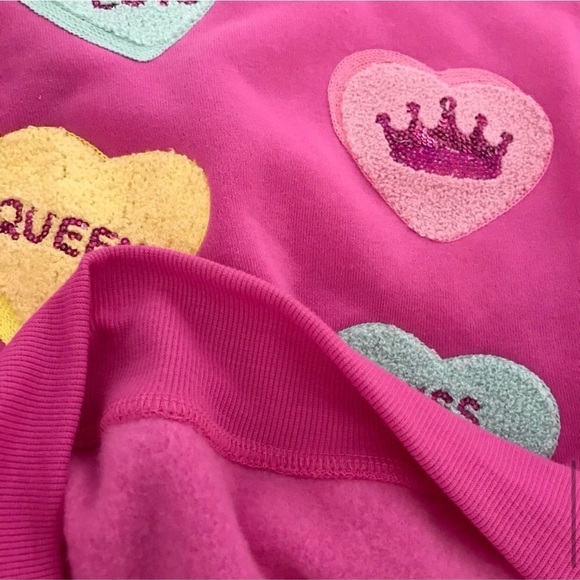 better together Valentine Sweatshirt Candy Hearts Conversation - Picture 9 of 11